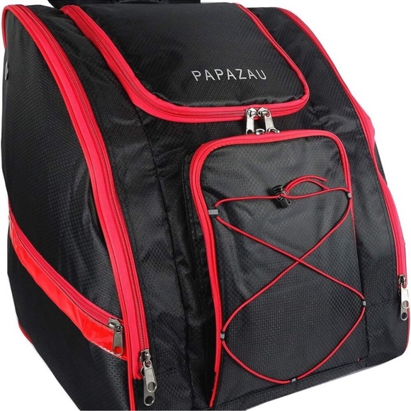 Ski Boot Red Bag
